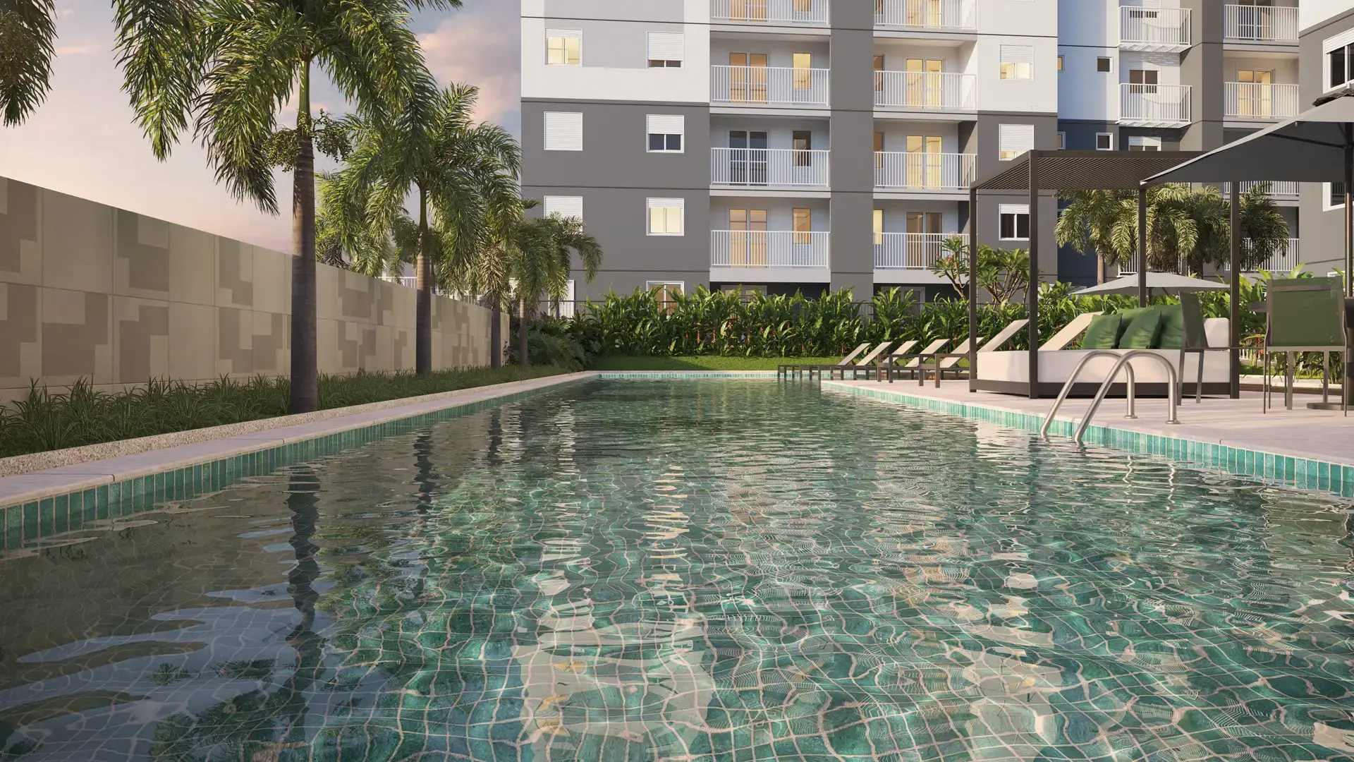 Piscina do Algarve Residencial, em Campinas