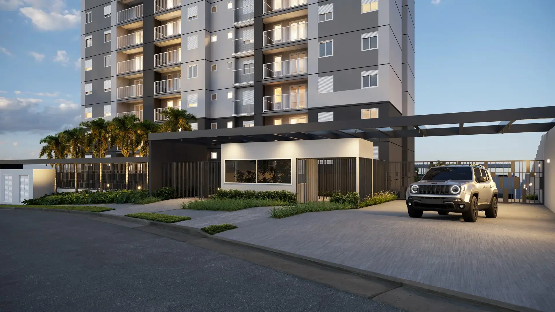 Portaria do Algarve Residencial, em Campinas