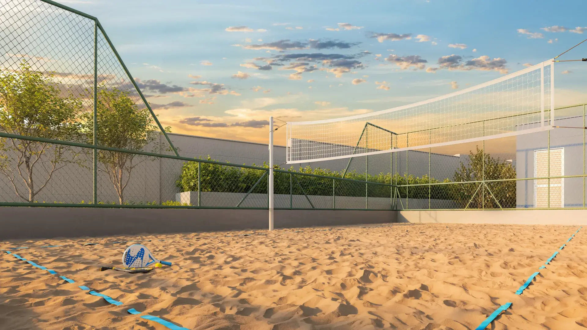 Quadra de Areia Recreativa do Alta Vista Mangará, em Campinas