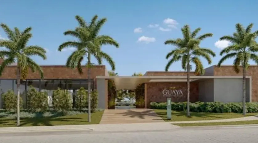 Fachada do Guaya Residencial Clube, em Lorena