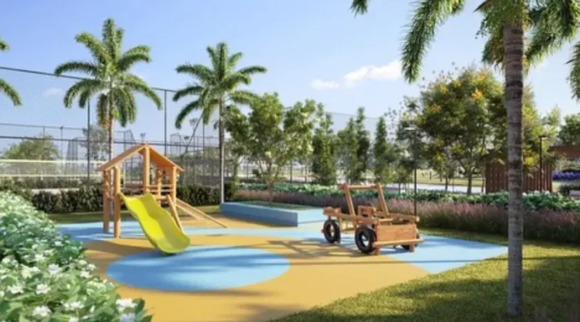 Playground do Guaya Residencial Clube, em Lorena