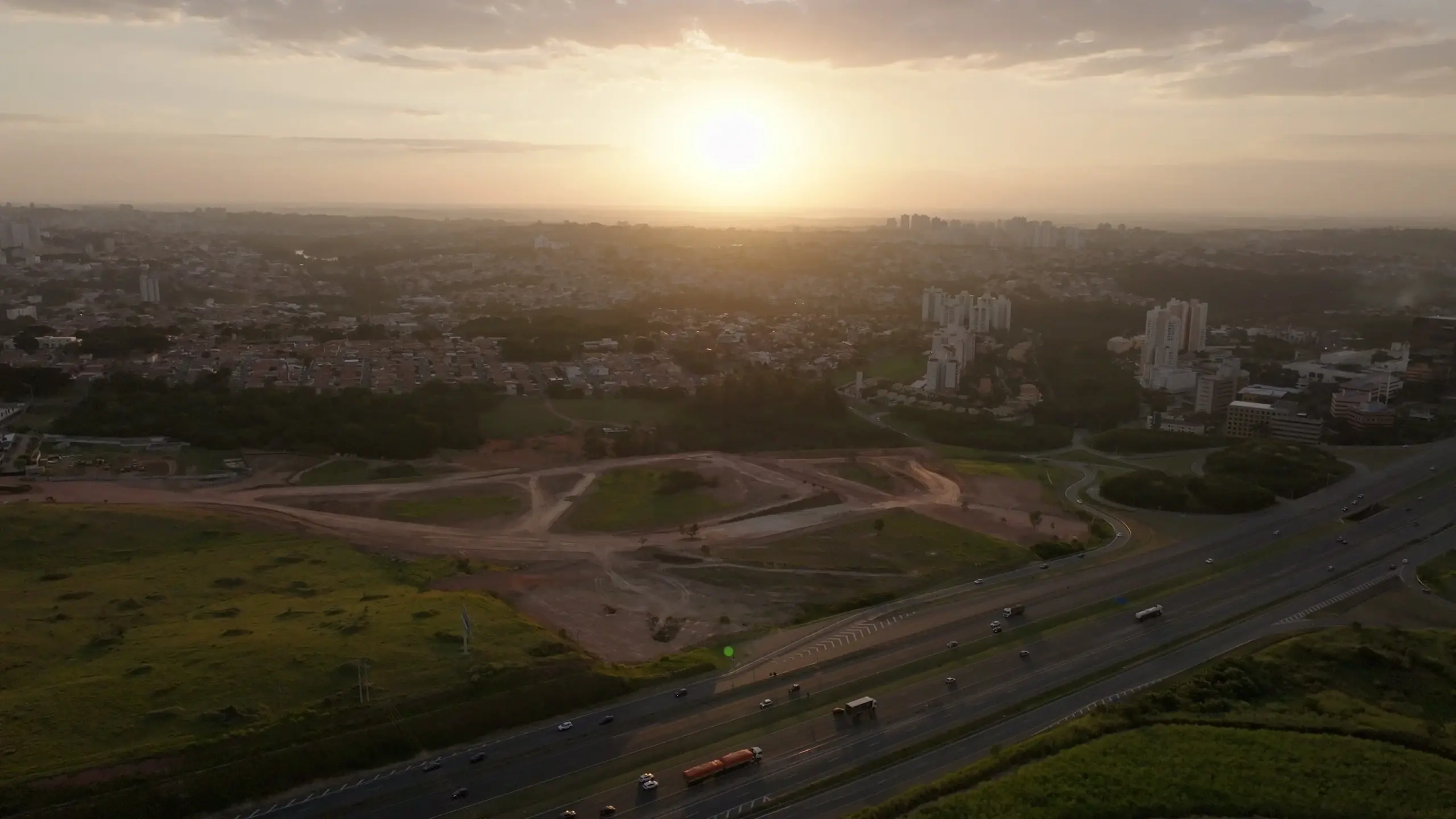 Vista Aérea do Terreno do Órigo, em Campinas