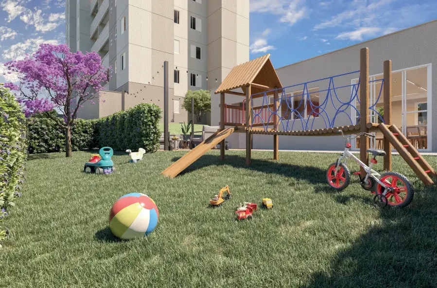 Playground do Parque Alto Mangará, em Campinas