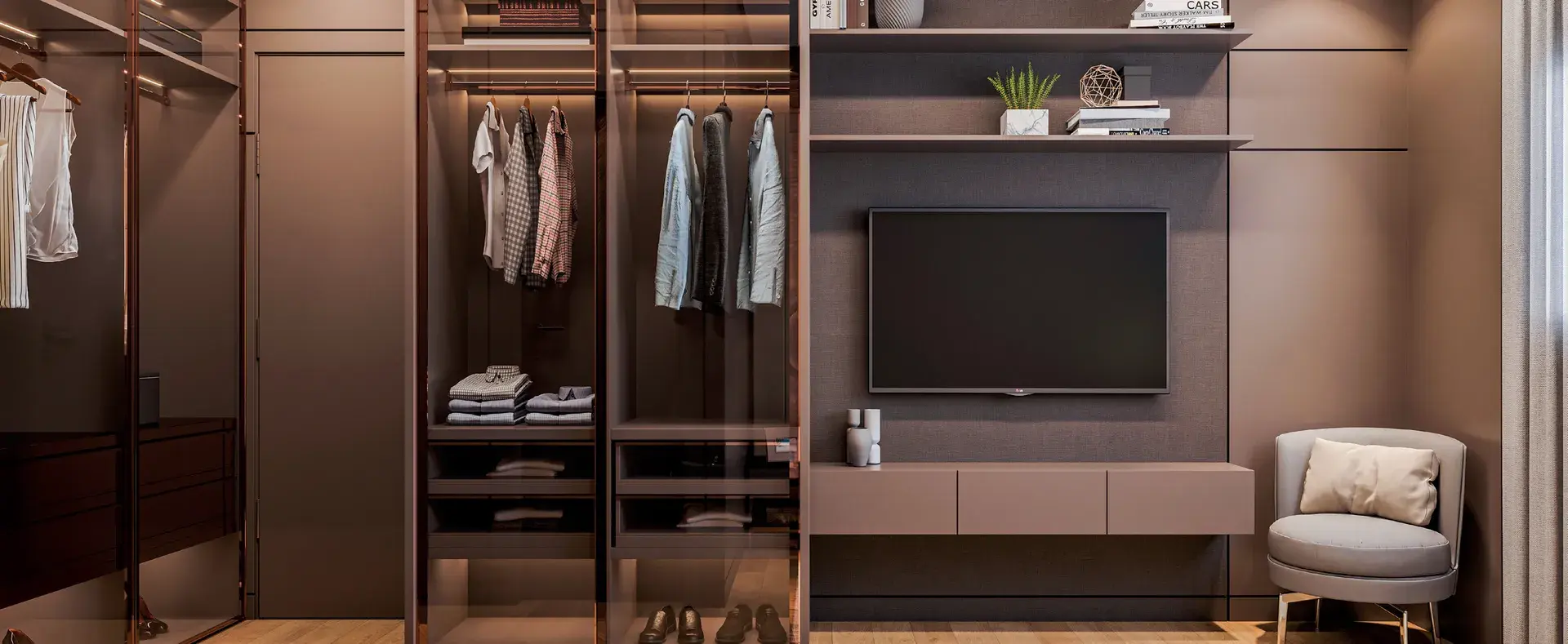 Suíte, 94,70 m² do WYN Residence Le Monde, em Campinas