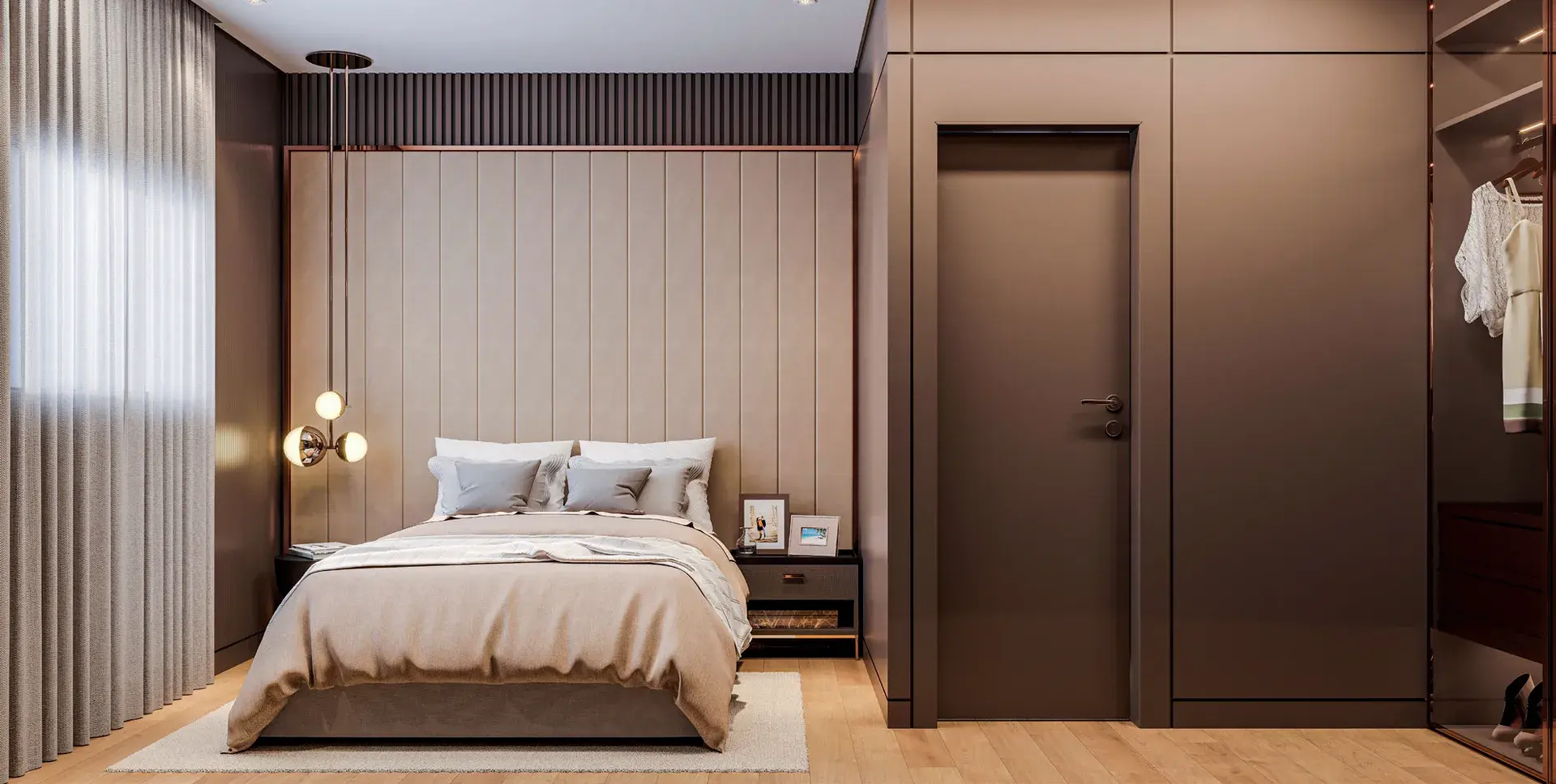 Suíte, 94,70 m² do WYN Residence Le Monde, em Campinas
