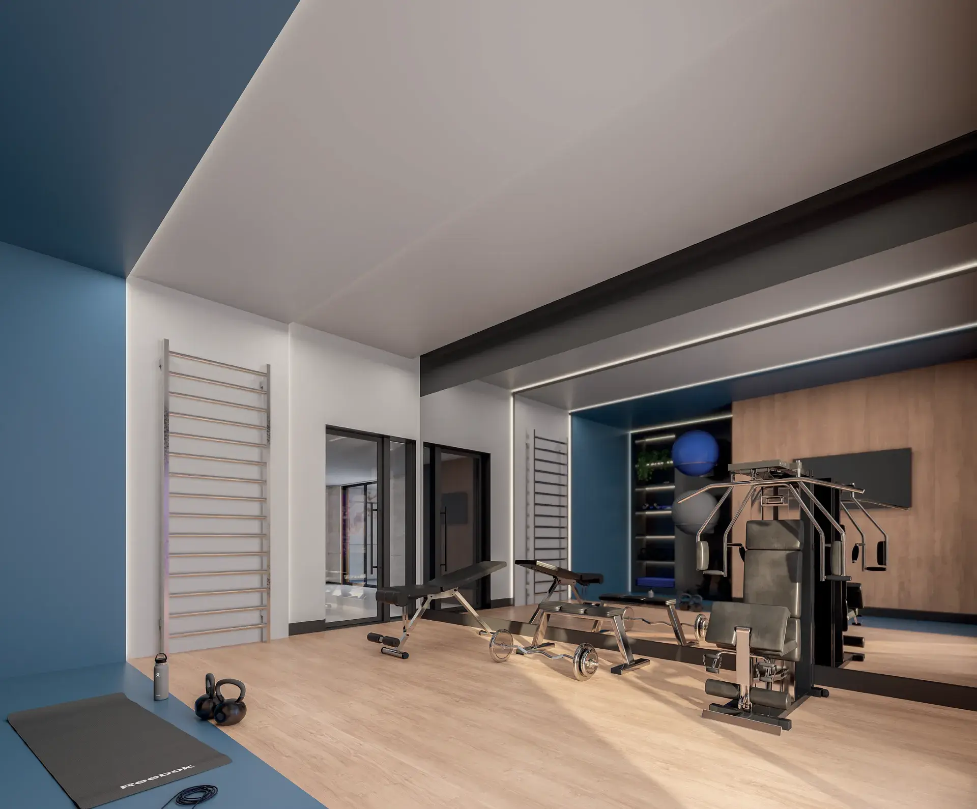 Espaço de Treinamento Multifuncional do WYN Residence Le Monde, em Campinas